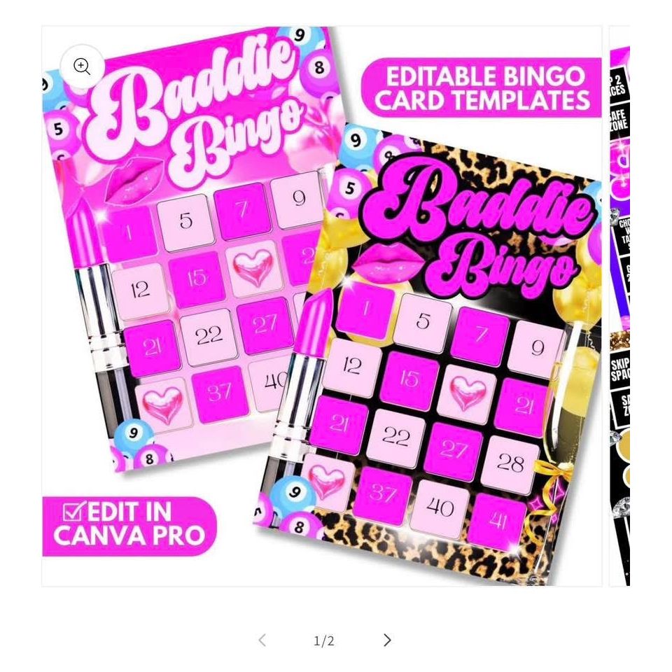 Baddie Bingo Game