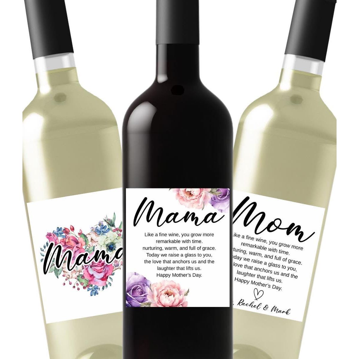 Mama Wine Bottle Label