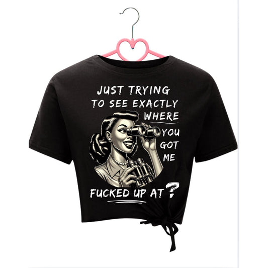 Just Trying to see T Shirt Design