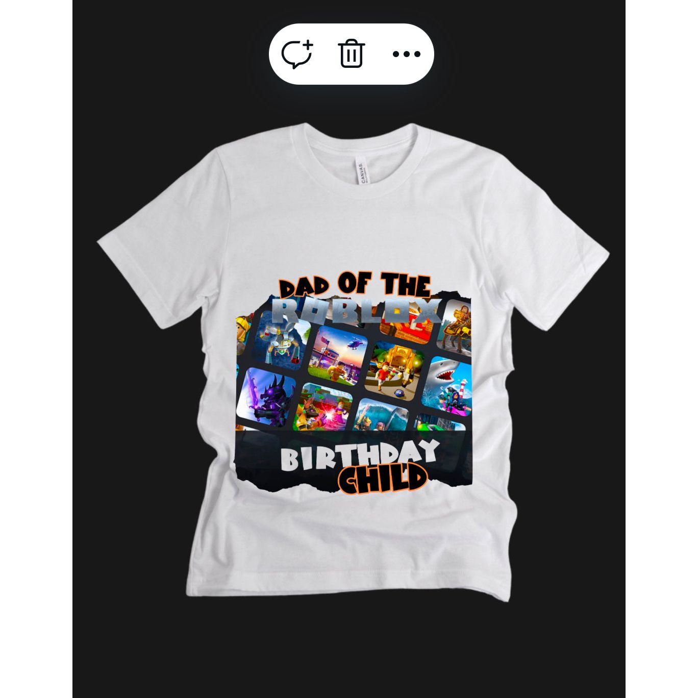 Kid Roblox Family T Shirt Design