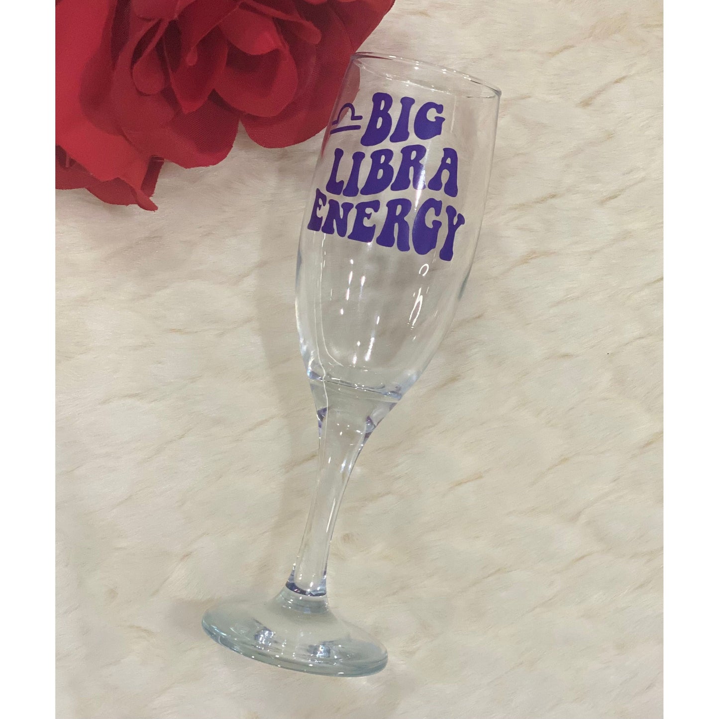 Zodiac Champagne glass