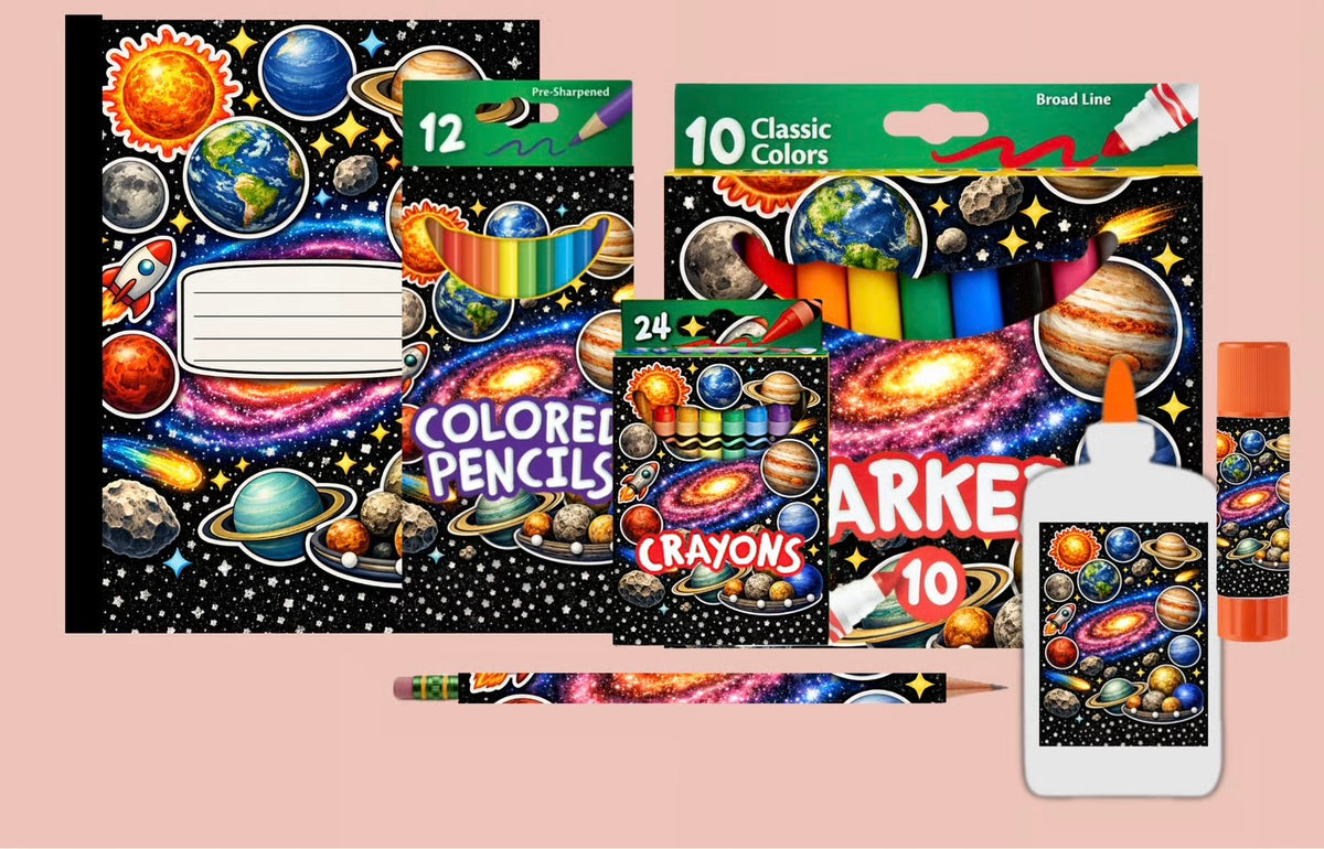 Galaxy School Supply Bundle