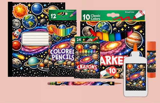 Galaxy School Supply Bundle