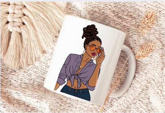 Fly Girl Sublimation Mug