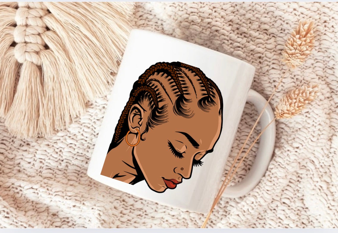 Hair Style Sublimation Mug