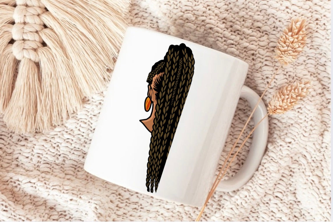 Hair Style Sublimation Mug
