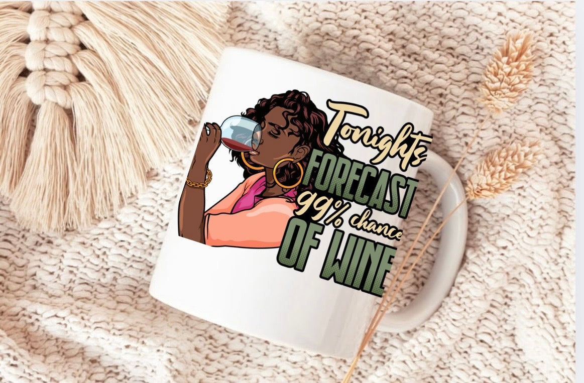 Chance of Wine Mug