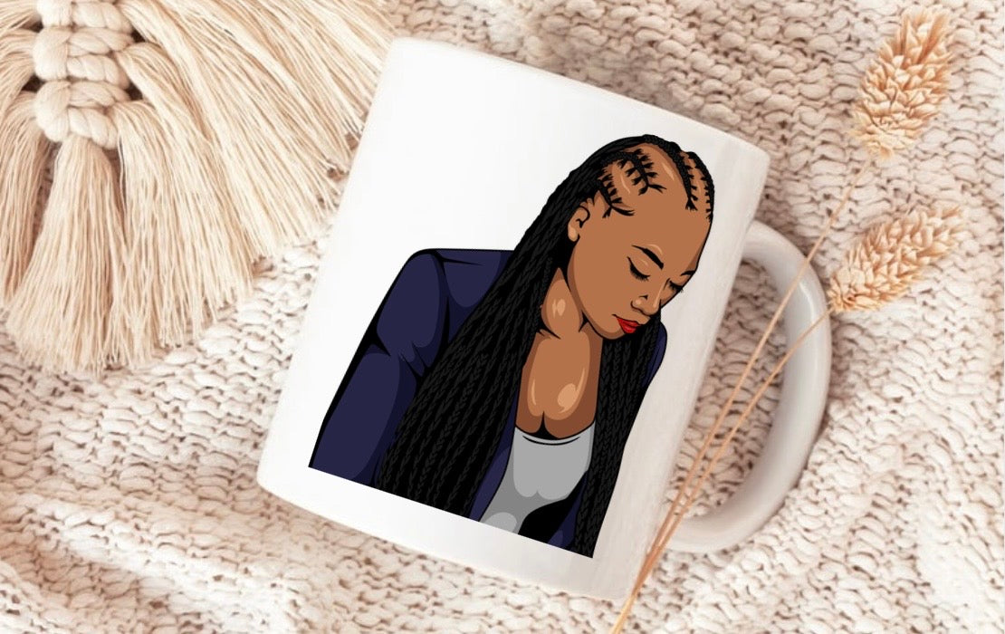 Hair Style Sublimation Mug