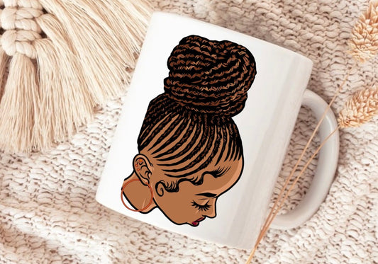 Braids Sublimation Mug