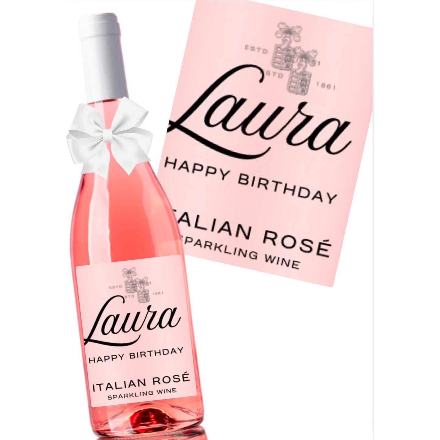 Rosé Wine Label