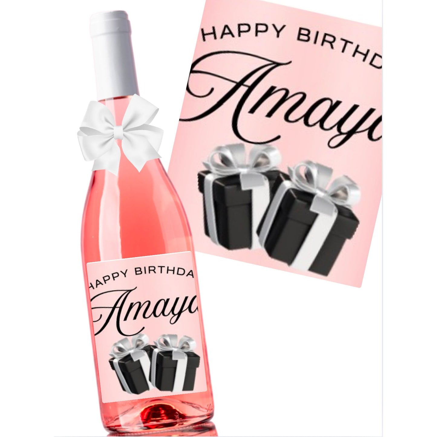 Rosé Wine Label