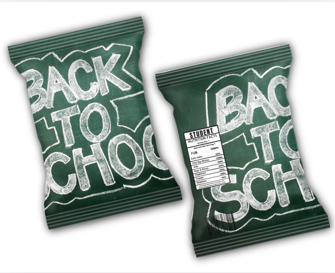 School Chip Bags