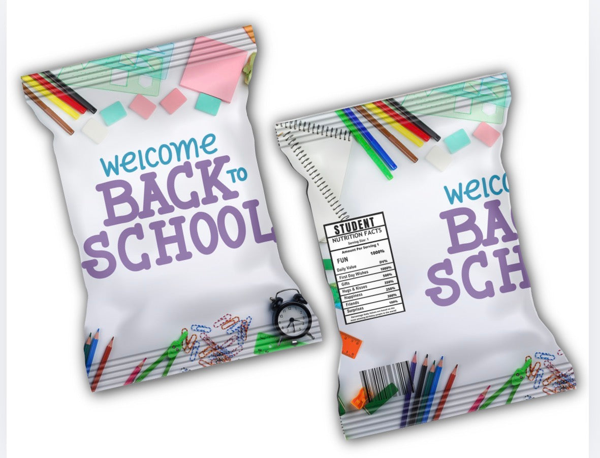 School Chip Bags