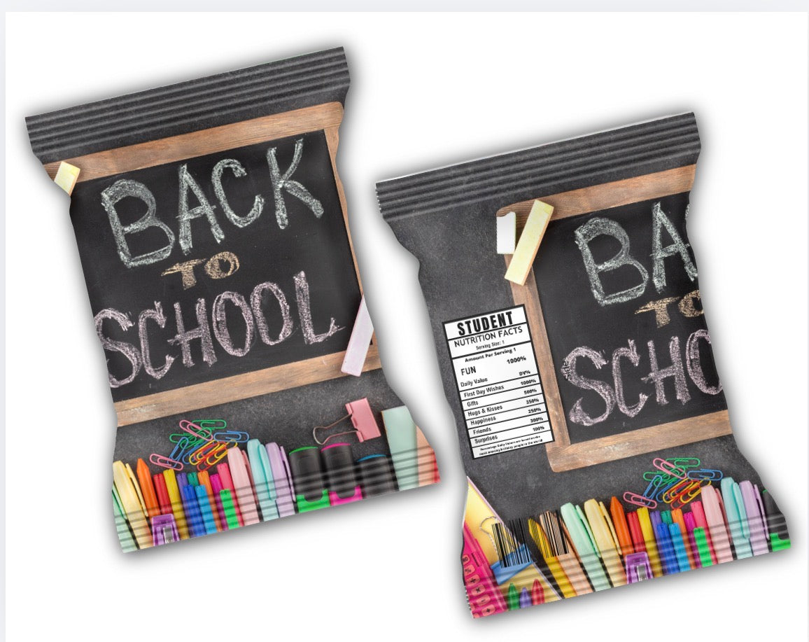 School Chip Bags