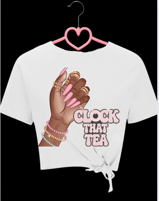 Clock that Tea T Shirt Design