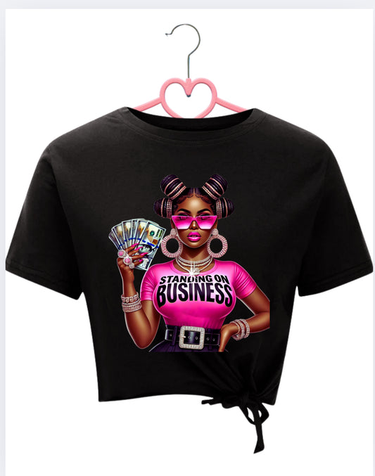 Standing On Business T Shirt Design