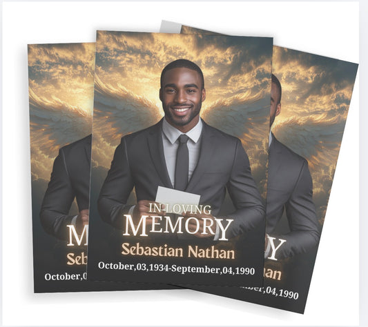 7 Page Obituary Program